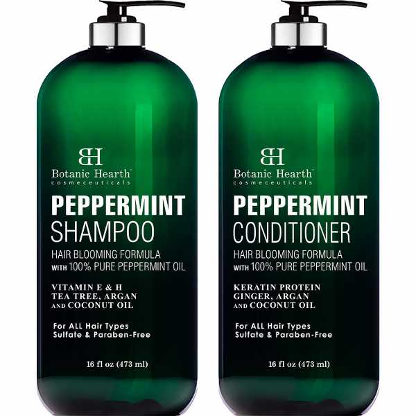 peppermint shampooo from botanic hearth